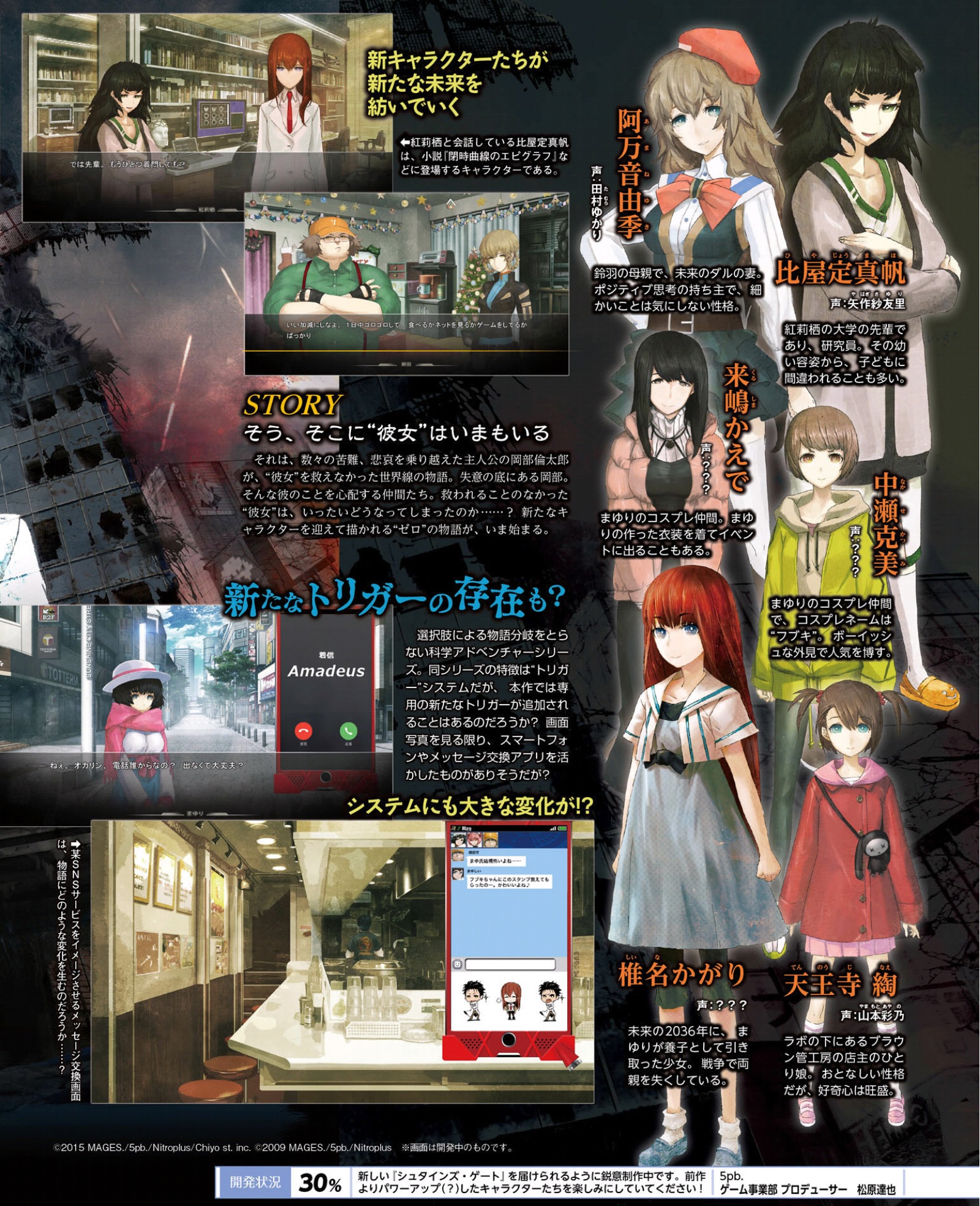 nuove informazioni su Steins;Gate 0 scan famitsu pagina 1